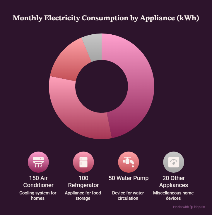 Electricity Unit Calculator 1 Fesco electricity unit calculator appliance consumption chart